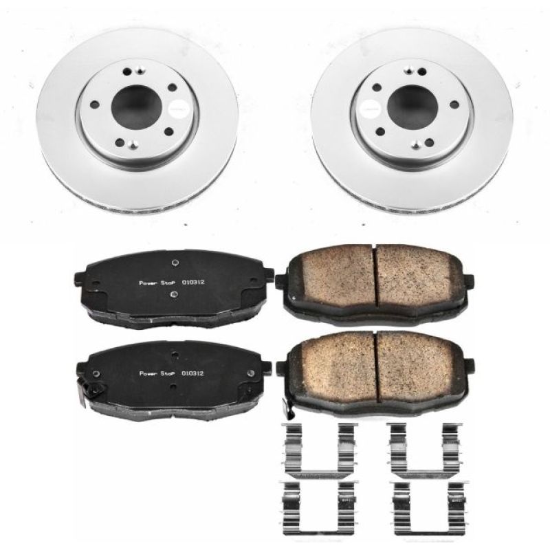 Picture of Power Stop 10-13 Kia Forte Front Z17 Evolution Geomet Coated Brake Kit