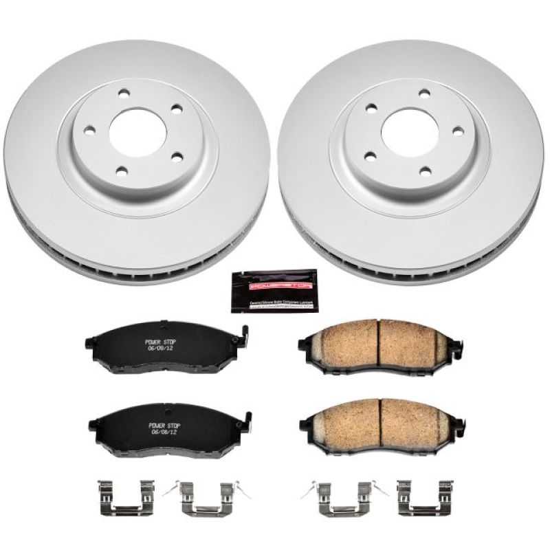 Picture of Power Stop 11-14 Nissan Murano Front Z17 Evolution Geomet Coated Brake Kit