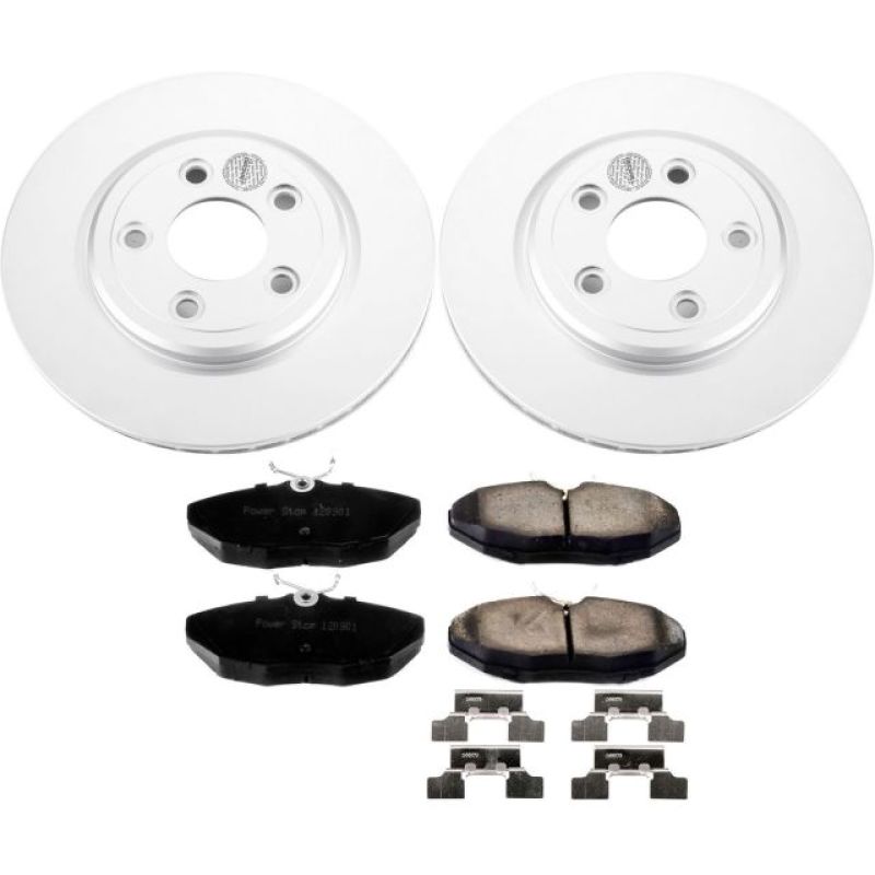 Picture of Power Stop 03-05 Jaguar S-Type Rear Z17 Evolution Geomet Coated Brake Kit