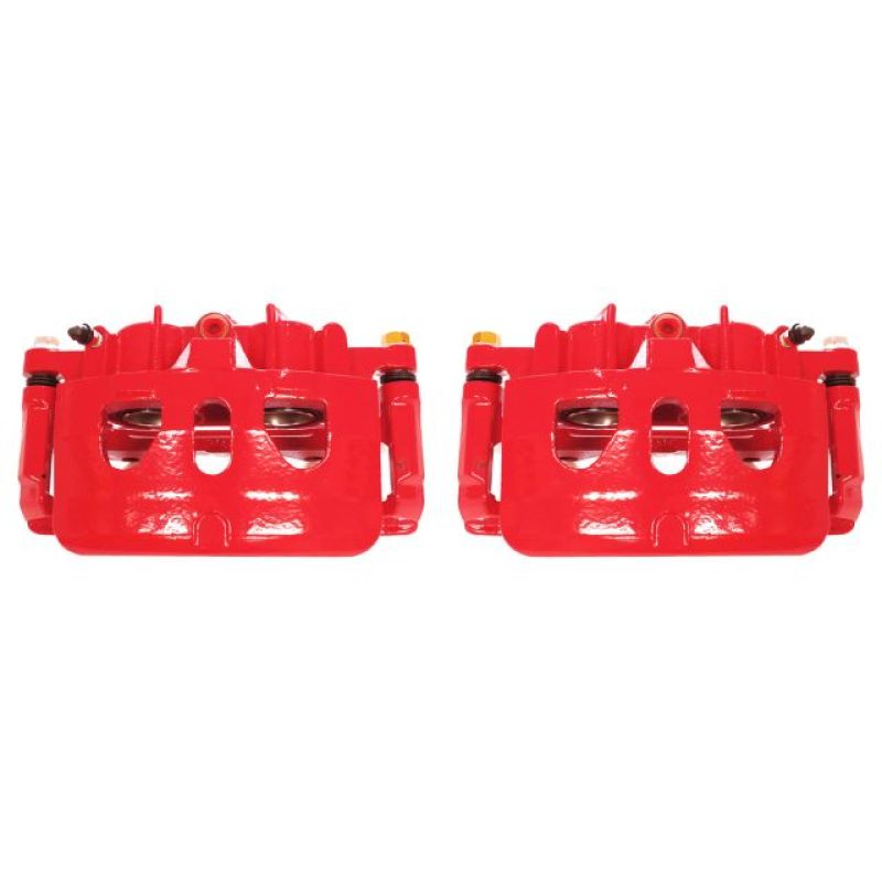 Picture of Power Stop 13-17 Ford Explorer Front Red Calipers w/Brackets - Pair