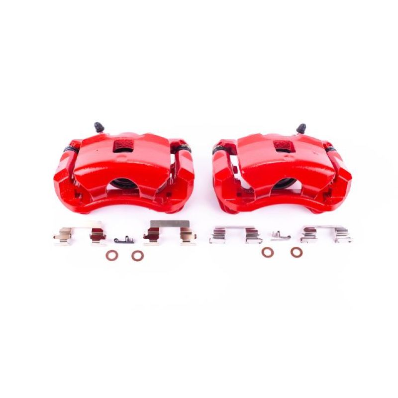 Picture of Power Stop 07-10 Chevrolet Cobalt Front Red Calipers w/Brackets - Pair
