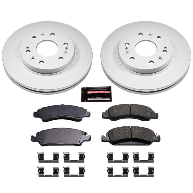 Picture of Power Stop 08-19 Cadillac Escalade Front Z17 Evolution Geomet Coated Brake Kit
