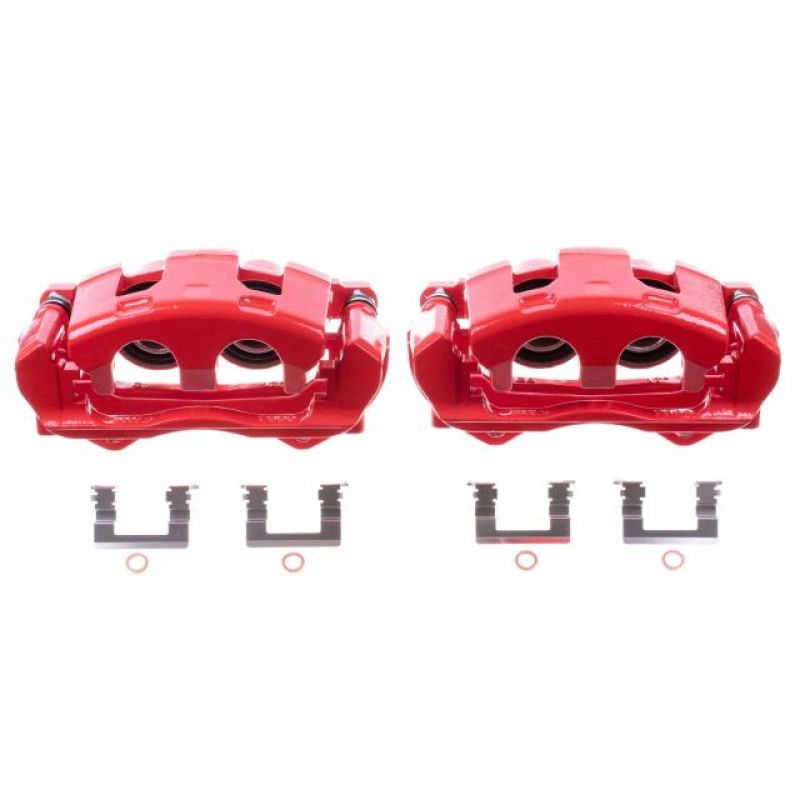 Picture of Power Stop 08-09 Buick Allure Front Red Calipers w/Brackets - Pair