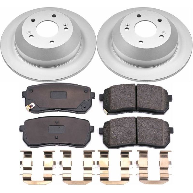 Picture of Power Stop 15-19 Kia Sedona Rear Z17 Evolution Geomet Coated Brake Kit