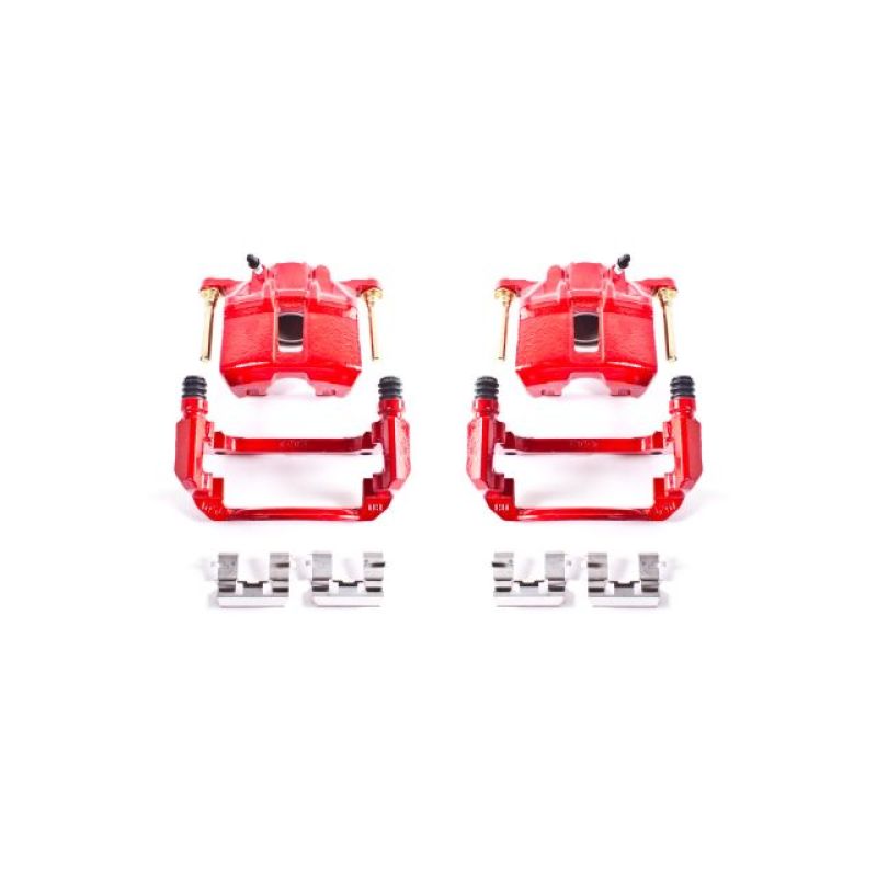 Picture of Power Stop 03-07 Honda Accord Front Red Calipers w/Brackets - Pair