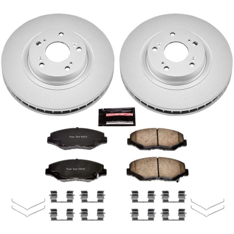 Picture of Power Stop 13-15 Acura ILX Front Z17 Evolution Geomet Coated Brake Kit