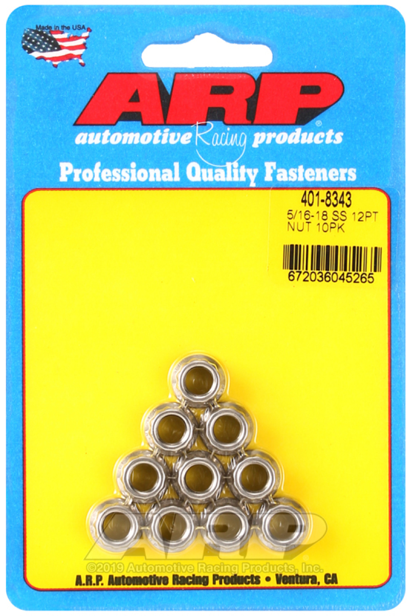Picture of ARP Nut Kits Hardware Kits - 401-8343