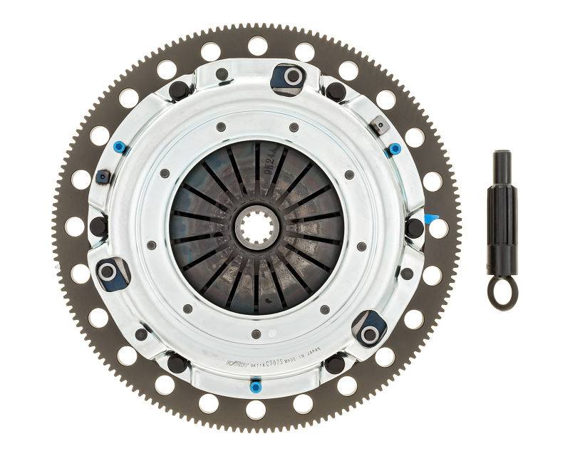 Picture of Exedy 1996-10 Mustang 4.6L Organic 10 Teeth 8 Bolt Twin Disc Clutch