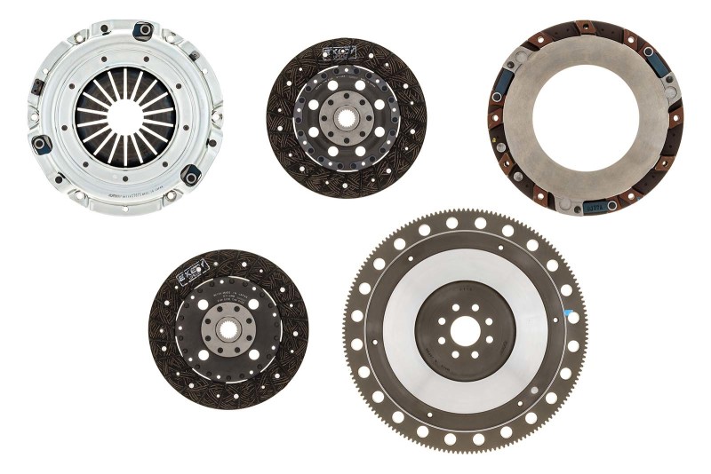 Picture of Exedy 2011-17 Mustang 5.0L Organic 23 Teeth 8 Bolt Twin Disc Clutch