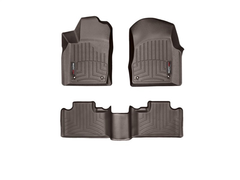 Picture of WeatherTech WT FloorLiner-Front-Cocoa Floor Mats - 474851-473242