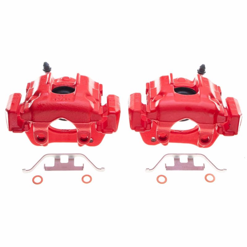 Picture of Power Stop 04-10 BMW X3 Rear Red Calipers - Pair