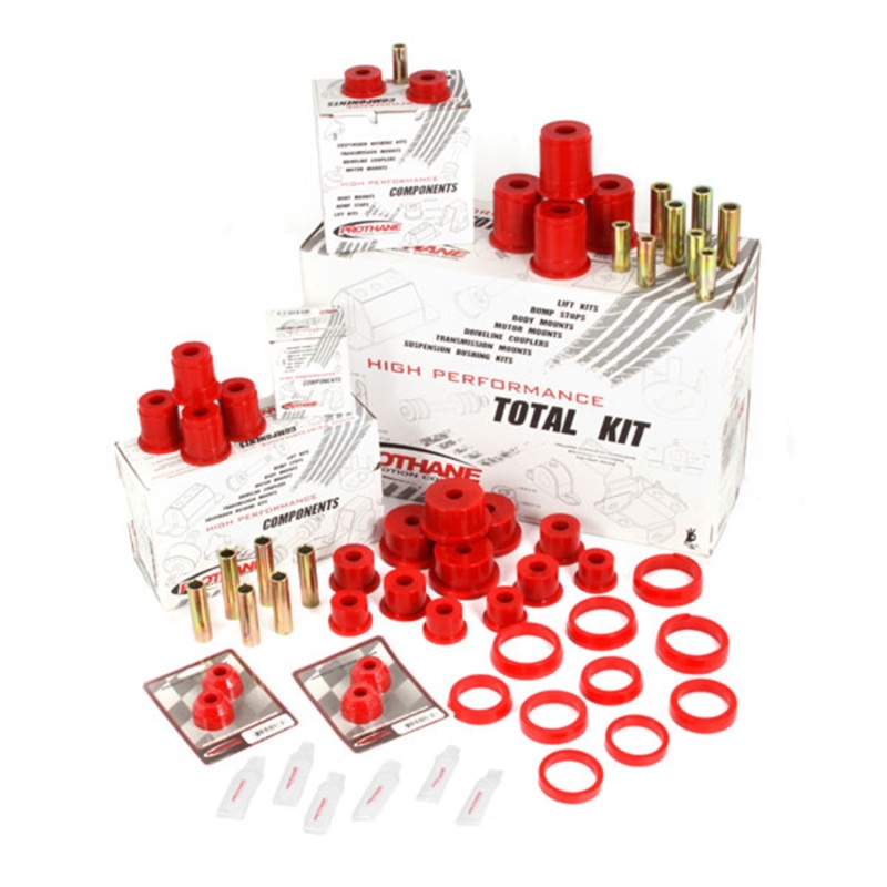 Picture of Rugged Ridge Polyurethane Bushing Kit Red 84-01 Cherokee (XJ)