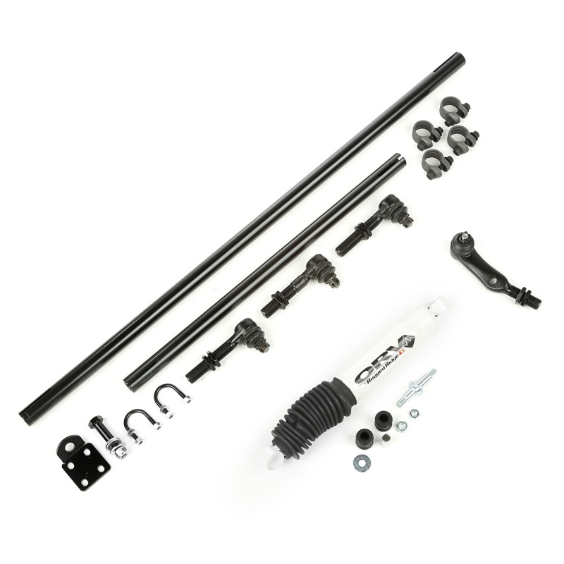 Picture of Rugged Ridge HD Steering Kit W/ Damper 84-06 Jeep XJ ZJ TJ