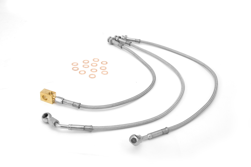 Picture of Rugged Ridge Brake Hose Kit Braided SS 92-01 Cherokee(XJ)