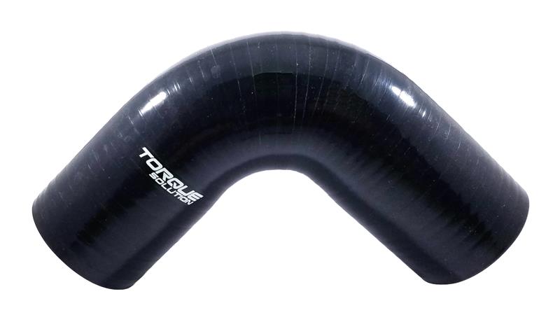 Picture of Torque Solution TQS Silicone Couplers-Black Silicone Couplers & Hoses - TS-CPLR-90D25BK