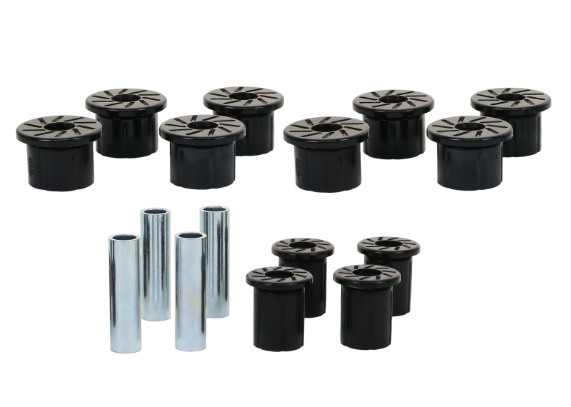 Picture of Whiteline 89-95 Toyota Pickup / 01-04 Toyota Tacoma Rear Leaf Spring Shackle Bushing Kit
