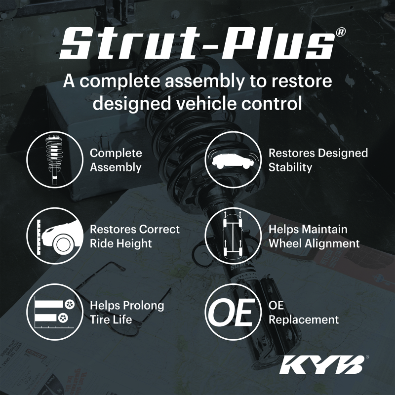 Picture of KYB Shocks & Struts Strut-Plus Front 11-18 Ram 1500 Pickup 4WD