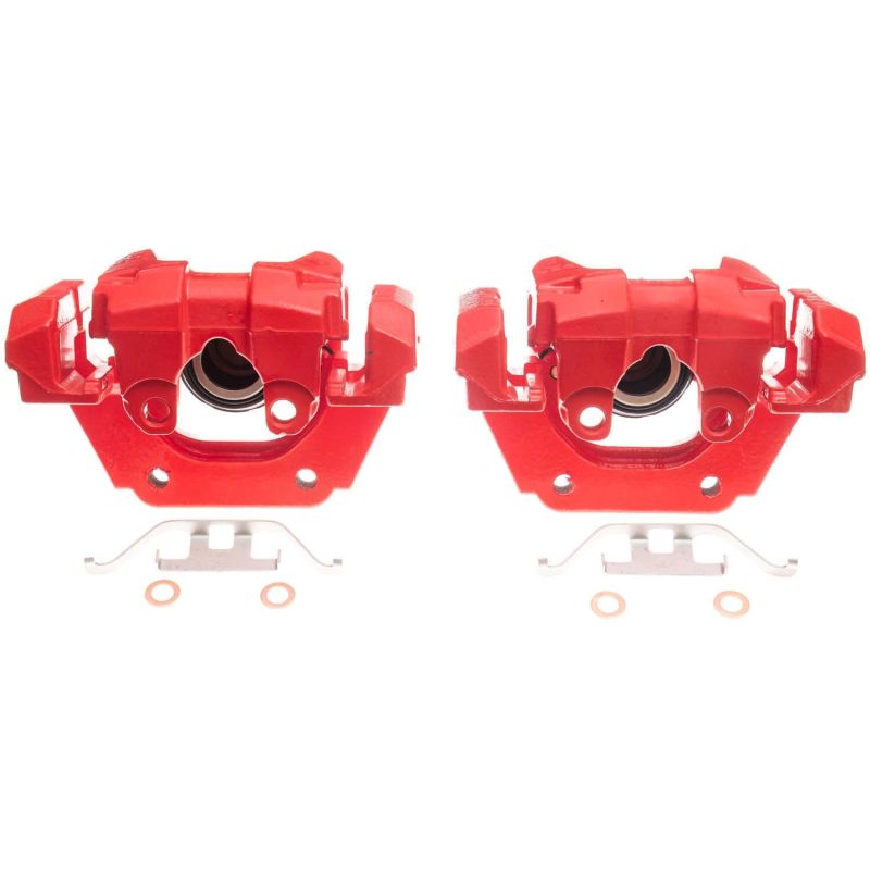Picture of Power Stop 10-15 BMW 550i GT Rear Red Calipers - Pair