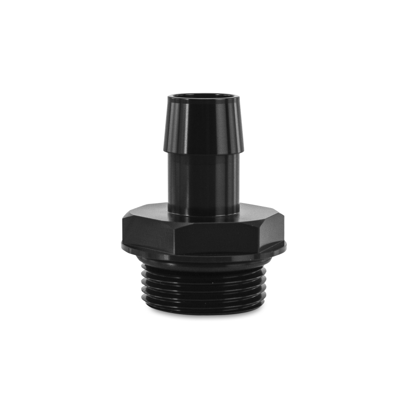 Picture of Mishimoto -16ORB to 3/4in. Hose Barb Aluminum Fitting - Black