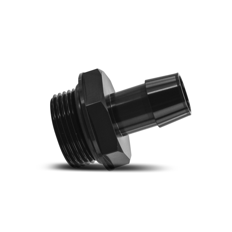Picture of Mishimoto -16ORB to 3/4in. Hose Barb Aluminum Fitting - Black