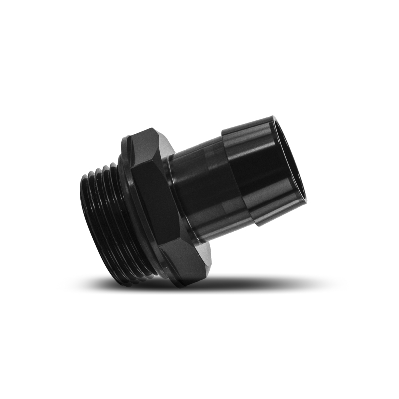 Picture of Mishimoto -16ORB to 1in. Hose Barb Aluminum Fitting - Black