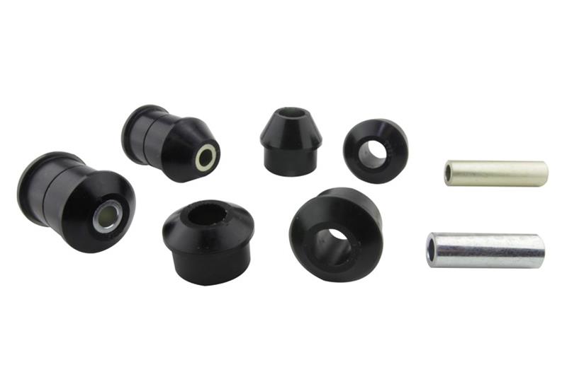 Picture of Whiteline Mazda 3/81-12/85 323 BD FWD / 10/85-4-90 323 BF Rear Trailing Arm Lower Fr&Rr Bushing Kit