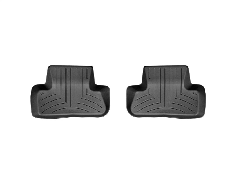 Picture of WeatherTech WT FloorLiner-Rear-Blk Floor Mats - 442302