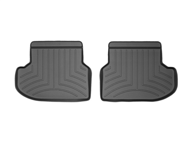 Picture of WeatherTech WT FloorLiner-Rear-Blk Floor Mats - 443133