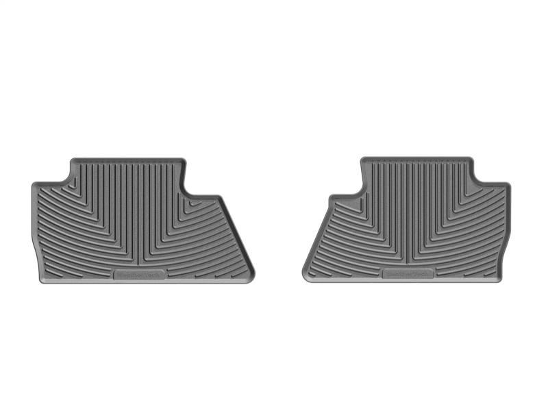 Picture of WeatherTech 14+ Chevrolet Silverado Rear Rubber Mats - Black