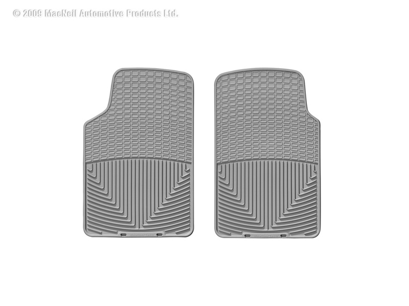Picture of WeatherTech WT Rubber Mats-Front-Grey Floor Mats - W3GR
