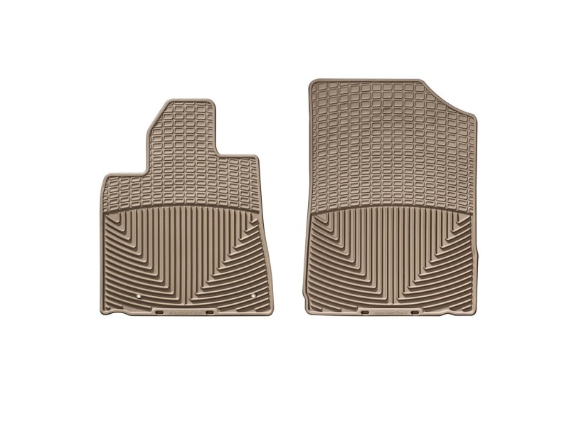 Picture of WeatherTech WT Rubber Mats-Front-Tan Floor Mats - W76TN