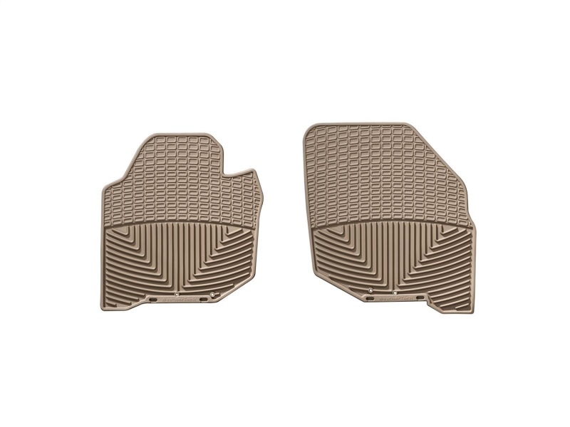 Picture of WeatherTech WT Rubber Mats-Front-Tan Floor Mats - W84TN
