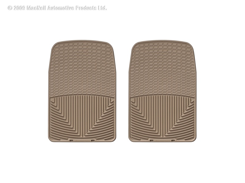 Picture of WeatherTech WT Rubber Mats-Front-Tan Floor Mats - W9TN