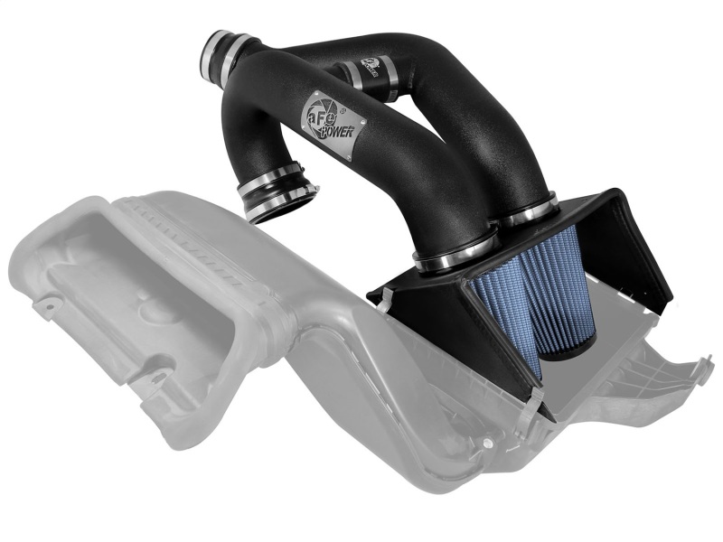 Picture of aFe MagnumFORCE Pro 5R Stage-2 XP Intake System 16 Ford F-150 EcoBoost V6-2.7L/3.5L (tt) (Blk)