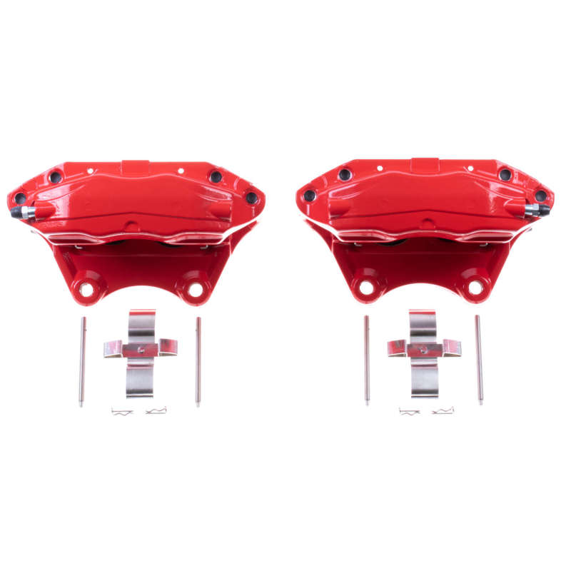 Picture of Power Stop 03-04 Infiniti G35 Rear Red Calipers - Pair