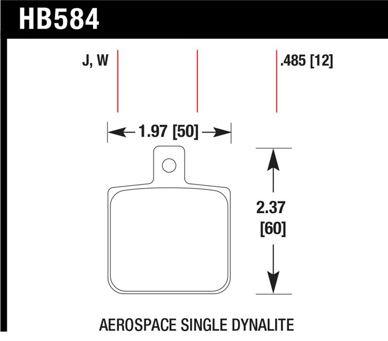 Picture of Hawk Performance HAWK DTC-30 Brake Pad Sets - HB584W.485