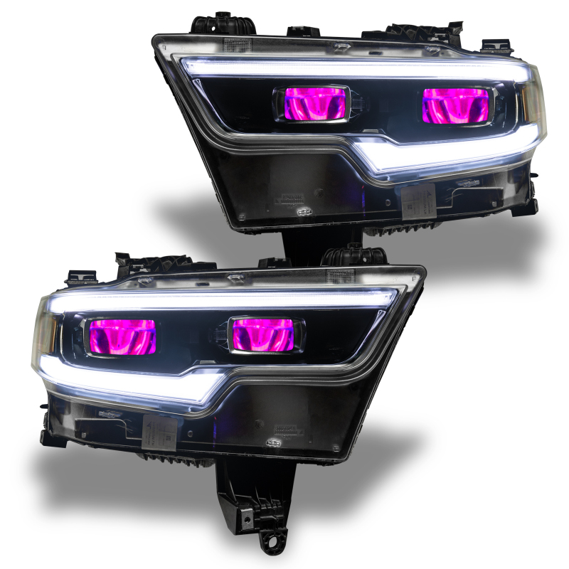 Picture of Oracle 19-21 RAM 1500 RGB Headlight Demon Eye Kit - LED Projector - w/o Controller