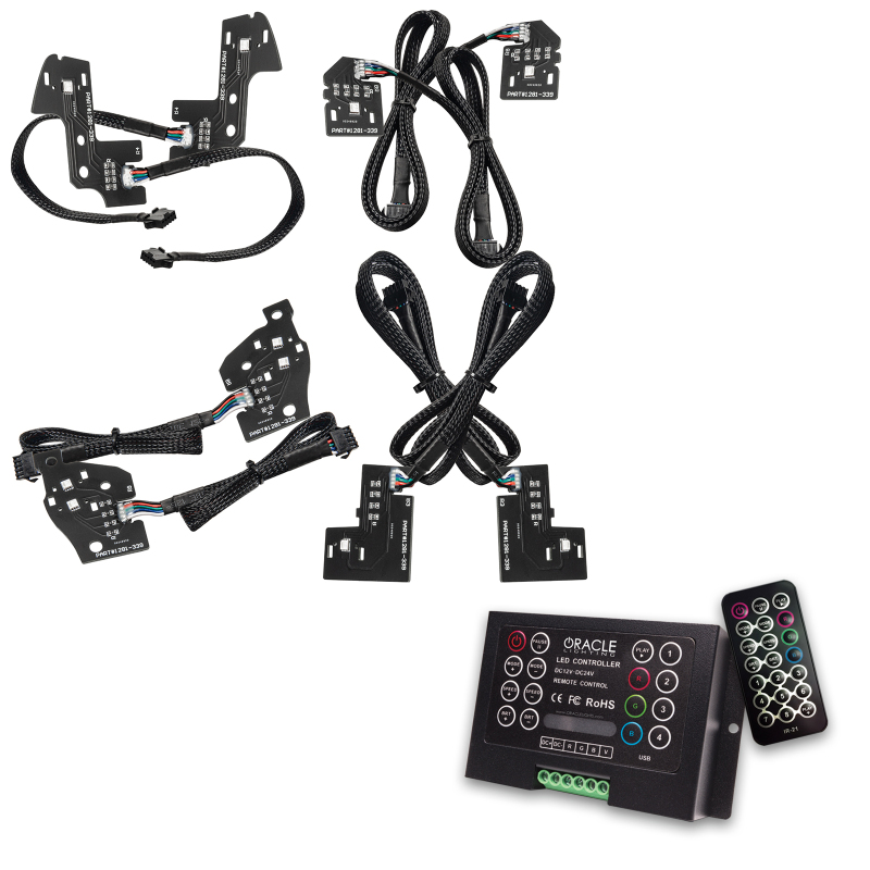 Picture of Oracle 19-21 Dodge RAM 1500 RGB+W Headlight DRL Kit- Reflector LED Headlights - 2