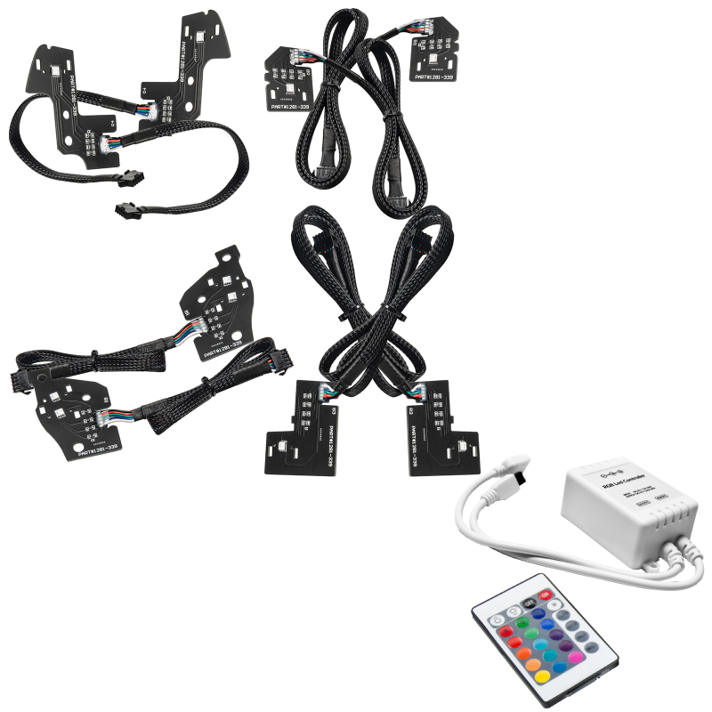 Picture of Oracle 19-21 Dodge RAM 1500 Reflector LED Headlight DRL Kit - w/Simple Controller