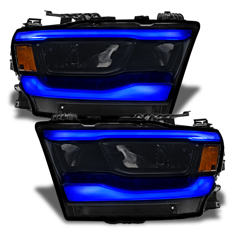 Picture of Oracle 19-21 RAM 1500 RGB+W Headlight DRL Kit Reflector LED - w/ BC1 Controller