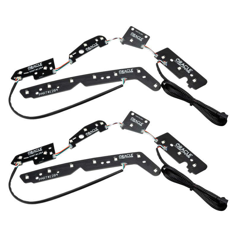 Picture of Oracle 1421 Jeep Grand Cherokee Dynamic Headlight DRL Upgrade Kit ColorSHIFT Dynamic