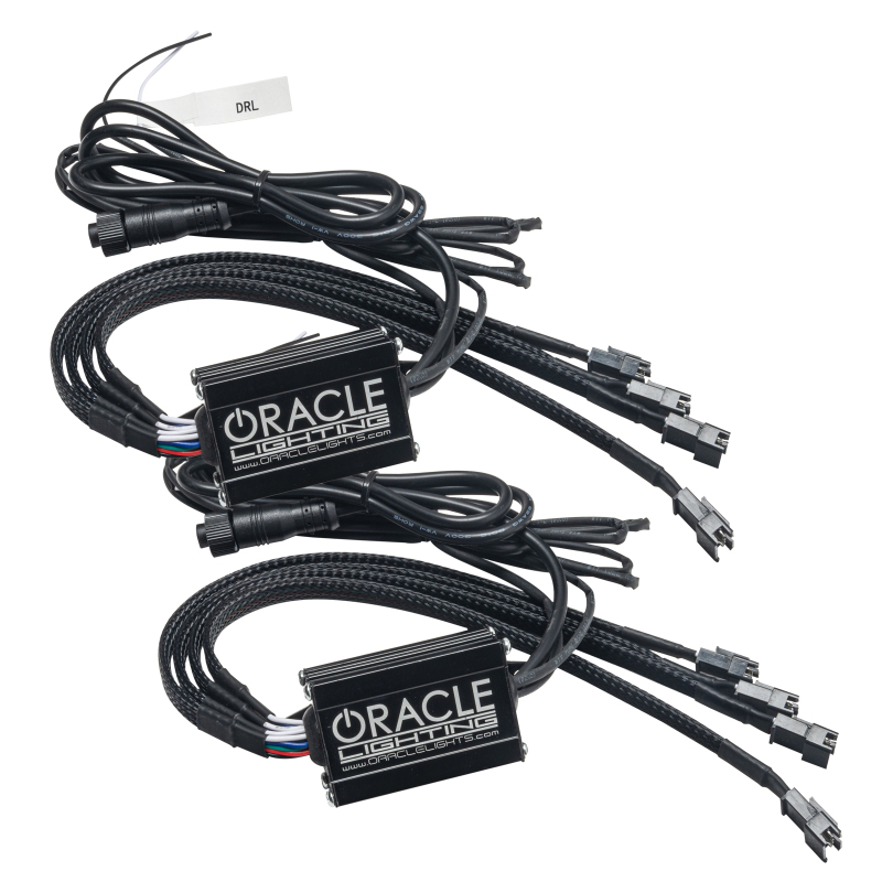 Picture of Oracle 19-21 Dodge RAM 1500 Reflector LED Headlight DRL Kit - w/Simple Controller