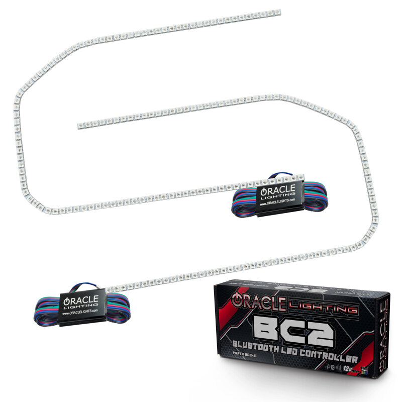 Picture of Oracle 16-18 GMC Sierra Headlight DRL Upgrade Kit - ColorSHIFT w/ BC1 Controller