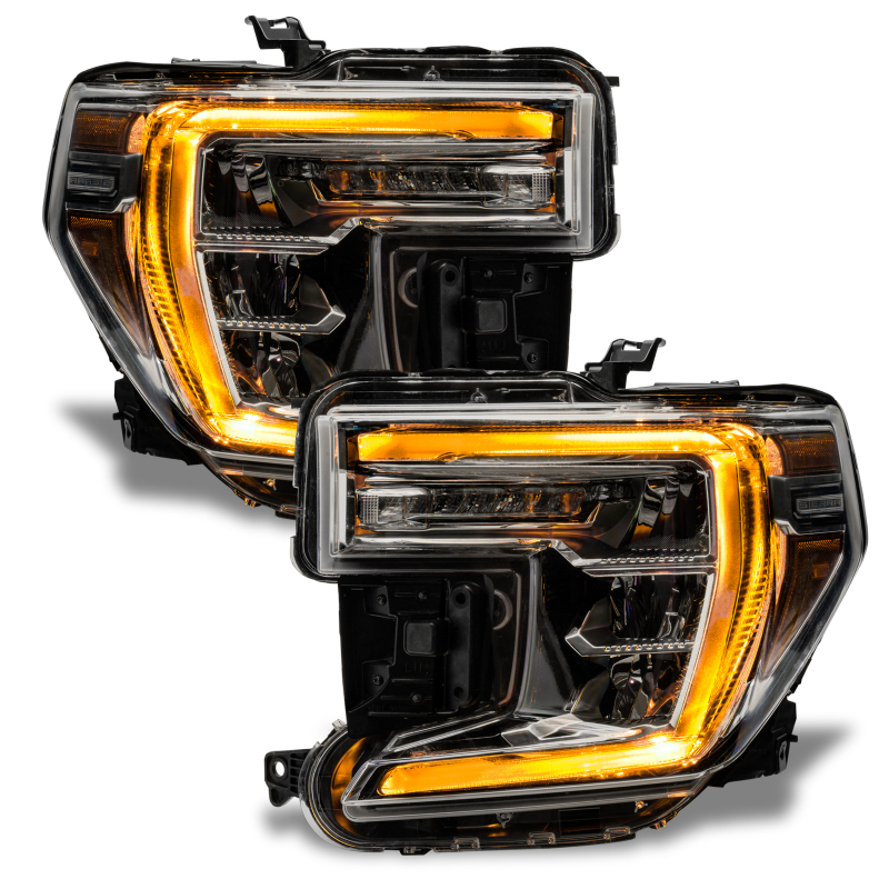 Picture of Oracle 19-21 GMC Sierra 1500 RGB+W Headlight DRL Upgrade Kit - ColorSHIFT w/o Controller