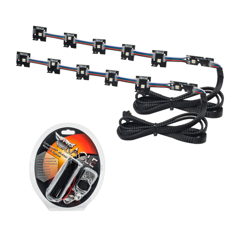 Picture of Oracle 14-21 Infiniti Q50 RGB+W Headlight Halo Upgrade Kit - ColorSHIFT