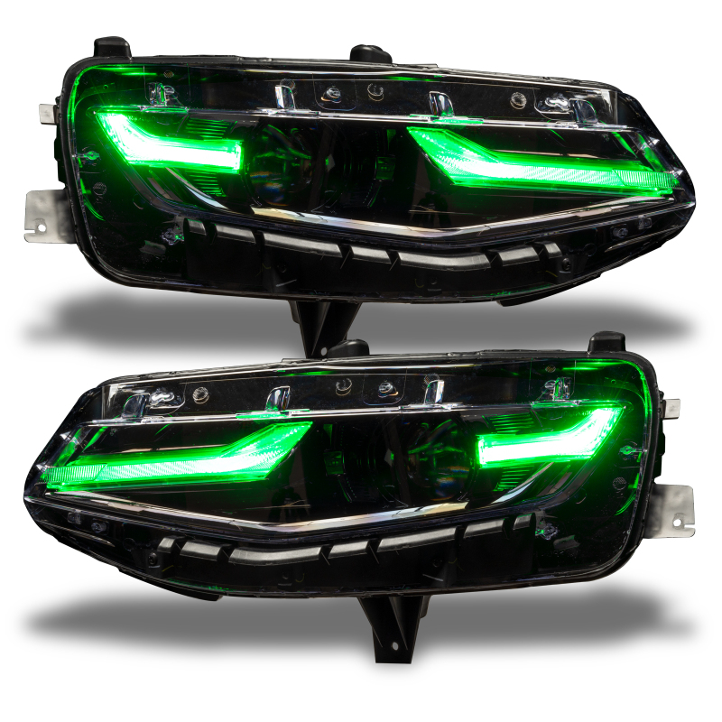 Picture of Oracle 19-21 Chevy Camaro LS/LT RGB+A Headlight DRL Kit - ColorSHIFT w/ BC1 Controller