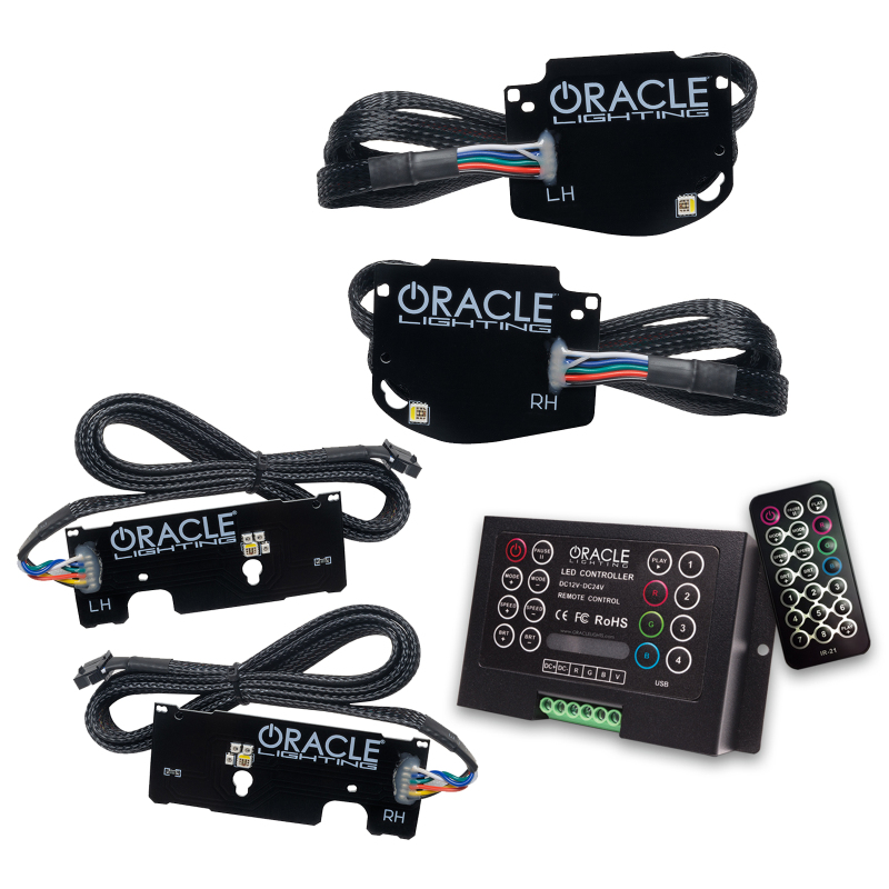 Picture of Oracle 19-21 Chevy Camaro SS/RS RGBW+A Headlight DRL Upgrade Kit - ColorSHIFT 2