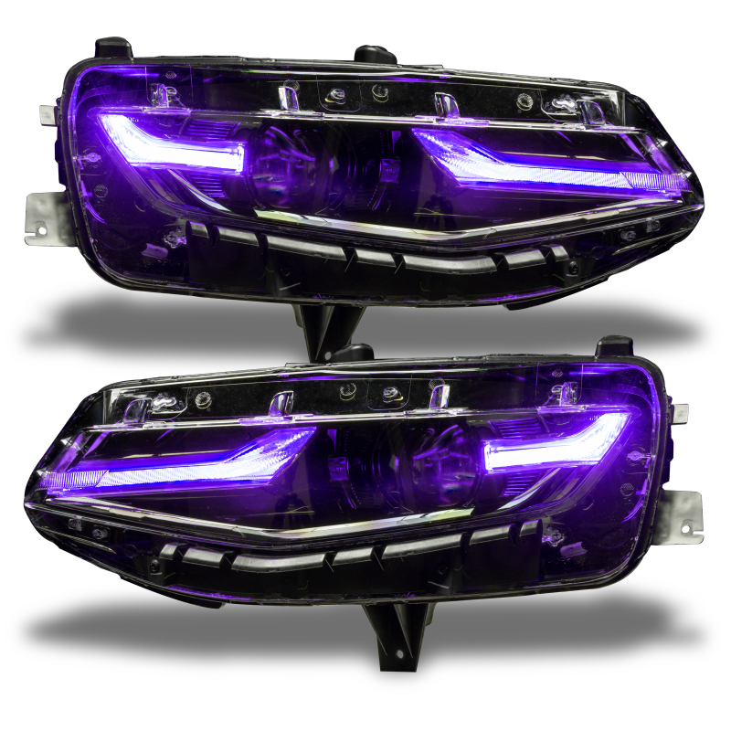 Picture of Oracle 19-21 Chevy Camaro LS/LT RGB+A Headlight DRL Kit - ColorSHIFT w/ BC1 Controller