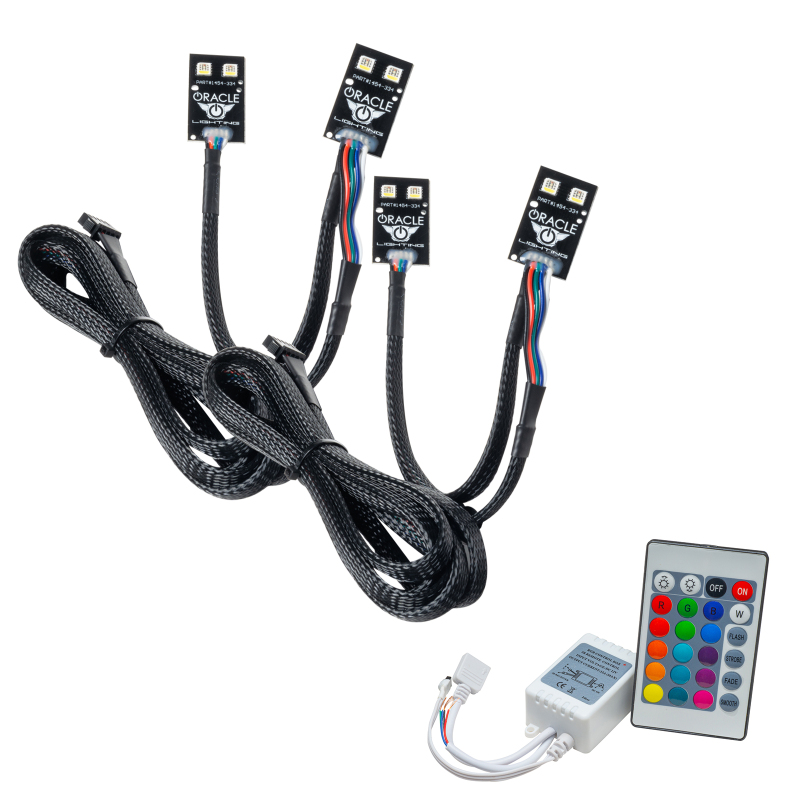 Picture of Oracle 2021 Ford Bronco Sport RGB+W Headlight DRL + Halo - w/ Simple Controller