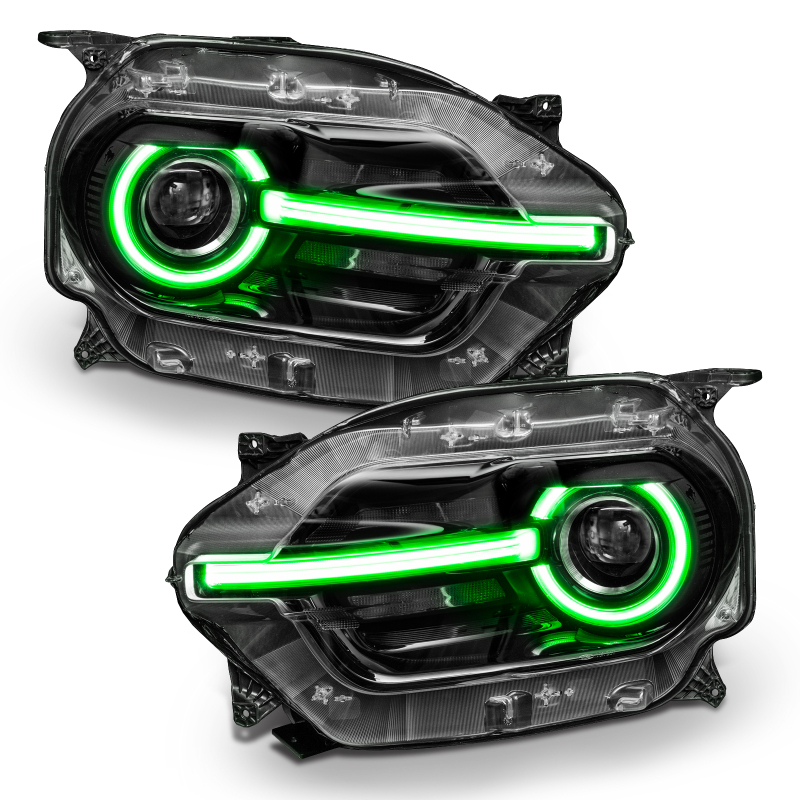 Picture of Oracle 2021 Ford Bronco Sport RGB+W Headlight DRL + Halo - ColorSHIFT w/ RF Controller